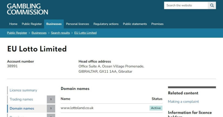 UK licence for Lottoland