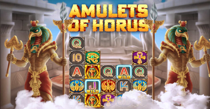 Amulets of Horus slot gameplay