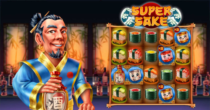 Super Sake slot gameplay