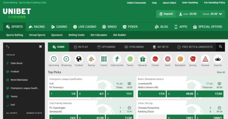 Unibet Sports review