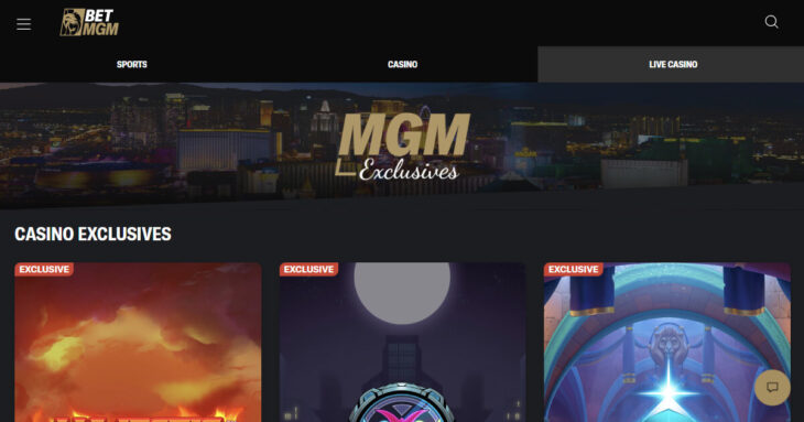 BetMGM exclusive games