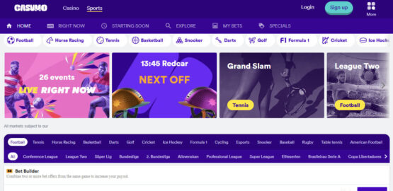 Casumo Sports review