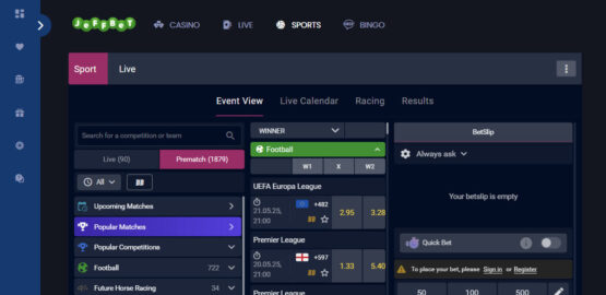 Jeffbet Sports review