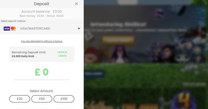 Mastercard casino deposit