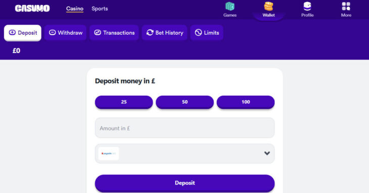 Paysafecard casino - Casumo