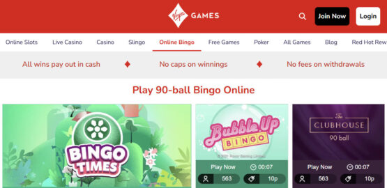 Virgin Games Bingo review