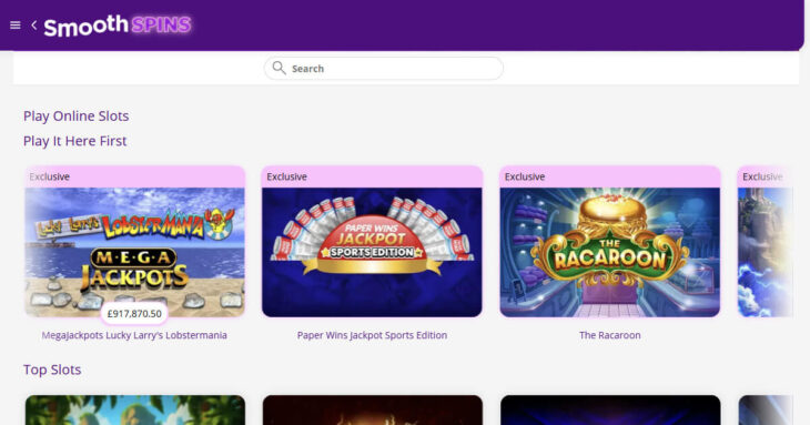 Smooth Spins game library
