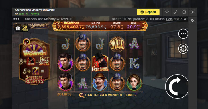 Wowpot jackpot