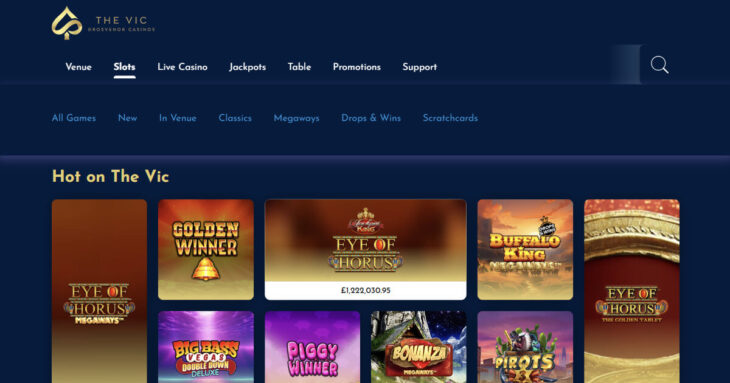 The Vic casino games