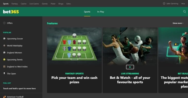 Bet365 Sports review